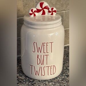 Rae Dunn “SWEET BUT TWISTED”  Candy Jar